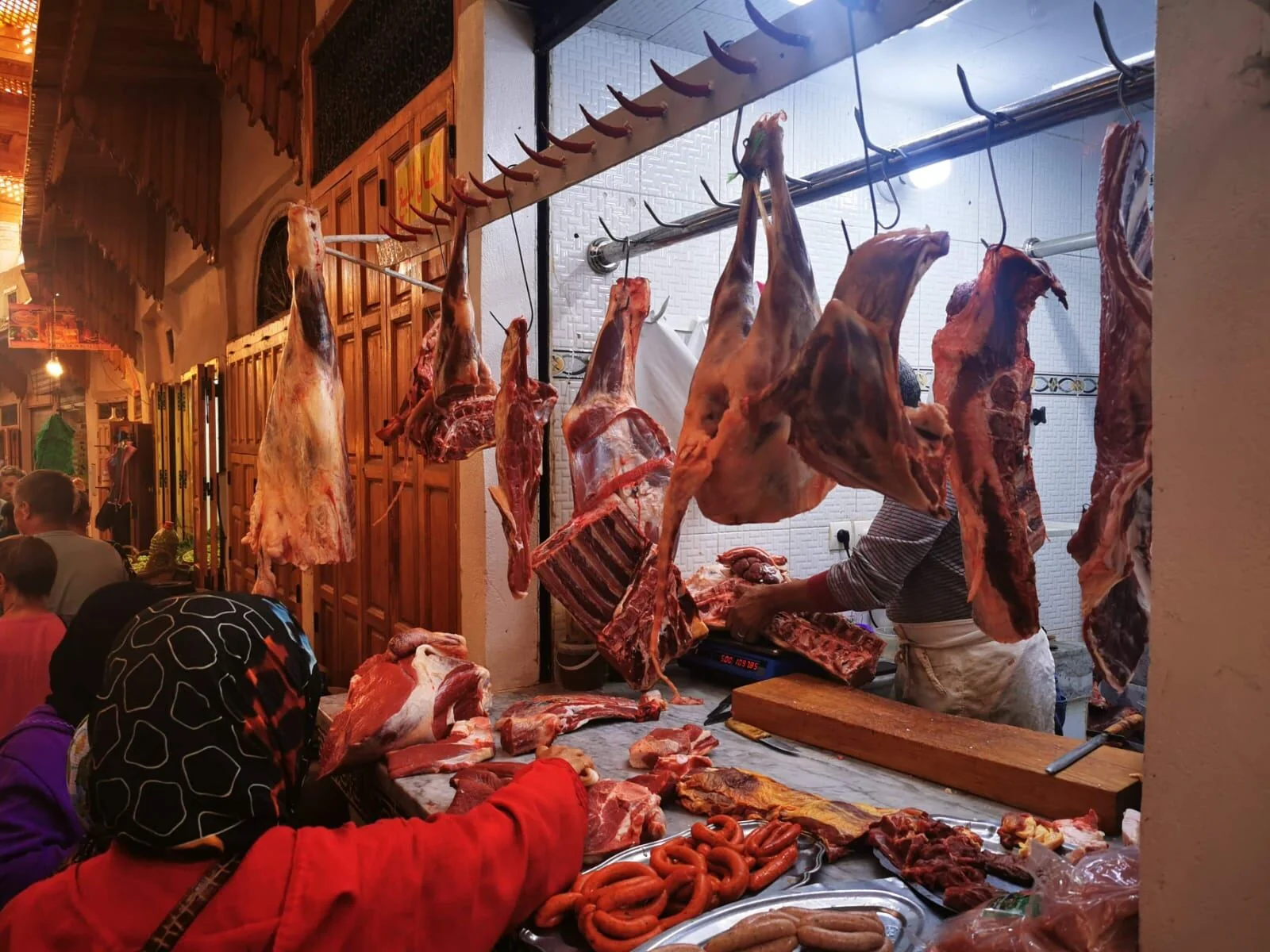 Un zoco de Marruecos